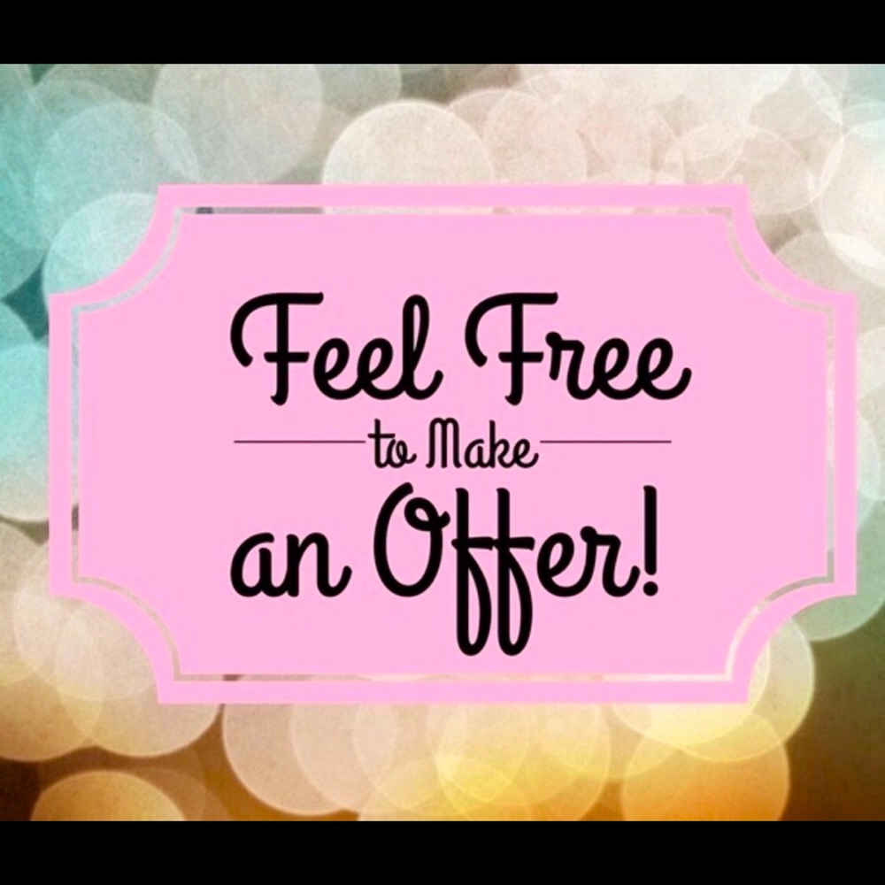 Offers are welcomed! 💕